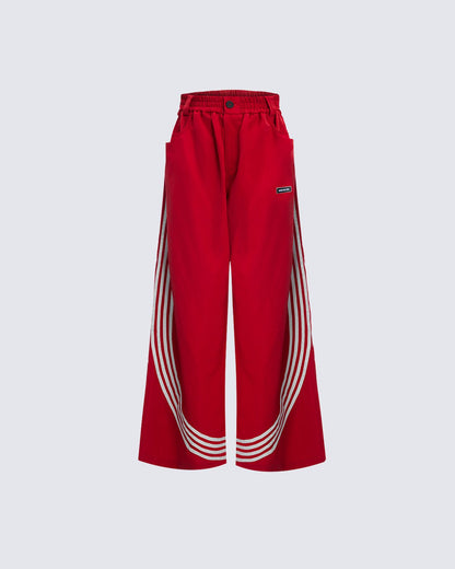 Retro Side Stripe Track Pants