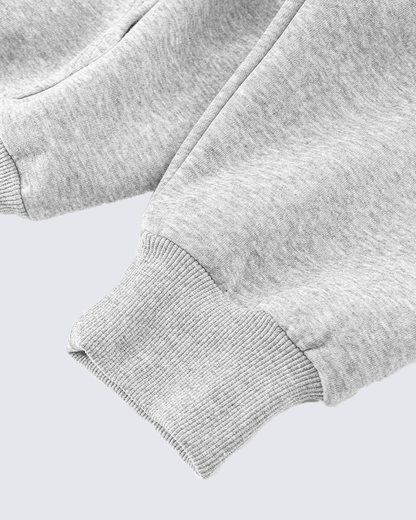 Plaid-Lined Dual-Wear Zip Hoodie