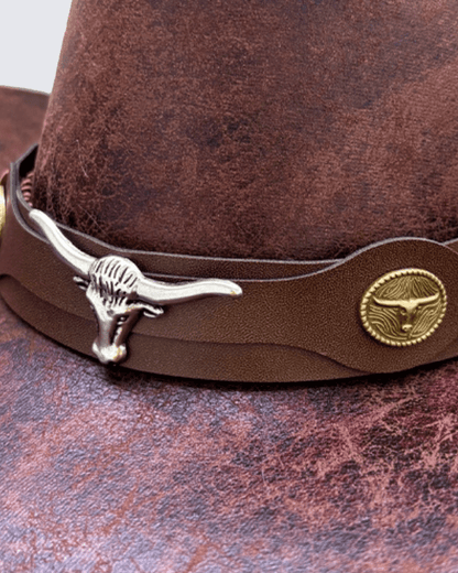Classic Bull Emblem Cowboy