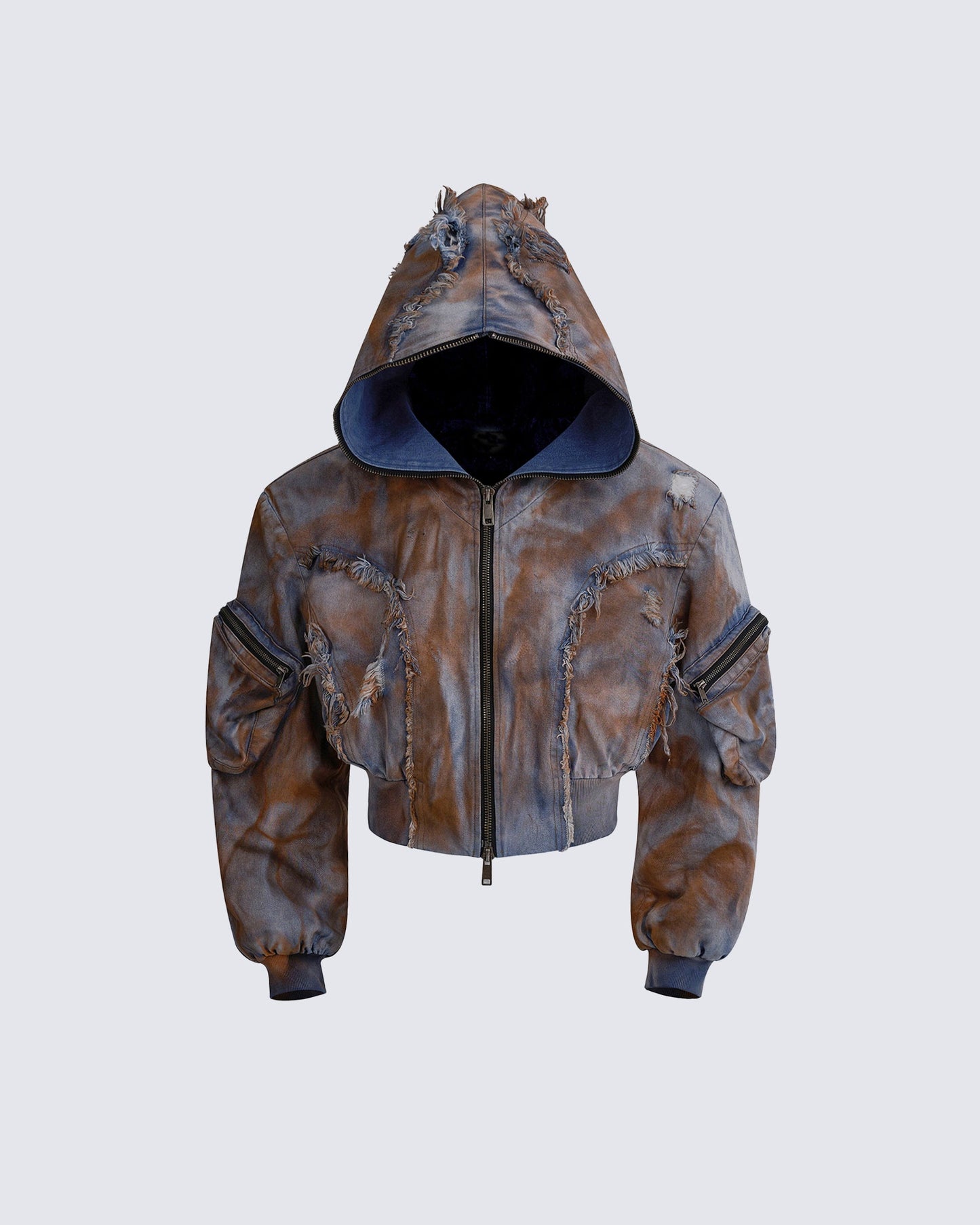 Wasteland Hooded Mud-Dye Jacket