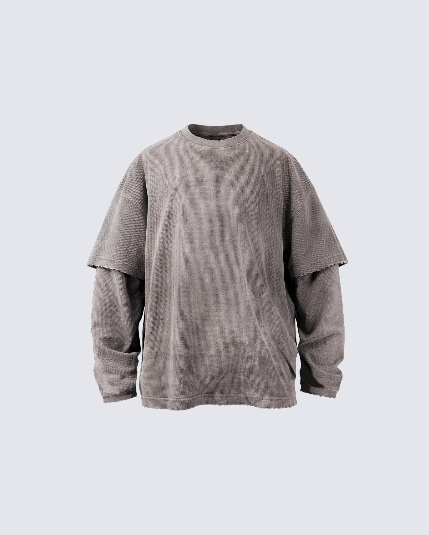 Waffle Layered Vintage Tee