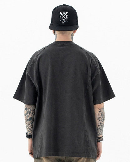 Deconstructed Patchwork Vintage Washed T-shirt