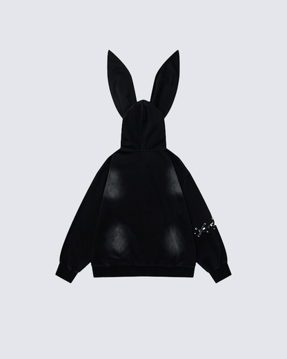 Gothic Bunny Ear Hoodie