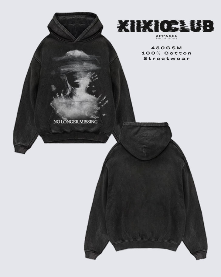 KIIKIOCLUB Street Fashion Print Hoodie