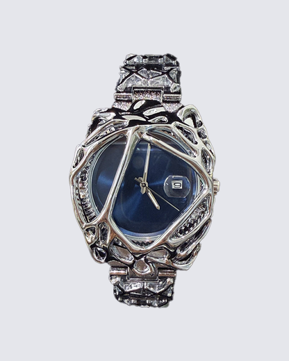 Y2K Abstract Metal Frame Watch