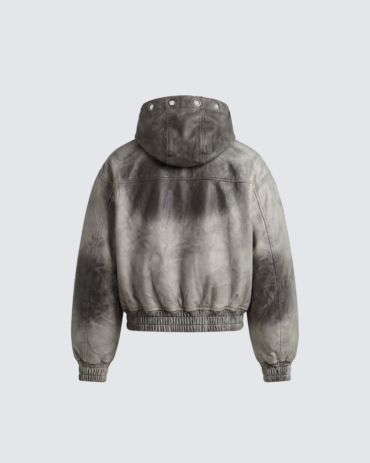 PUNK STREET DISTRICT-Vintage Washed Hooded Utility Jacket