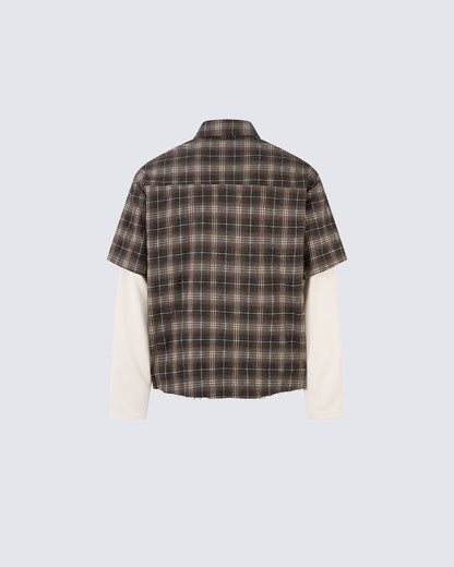 American Vintage Faux Two-Piece Shirt