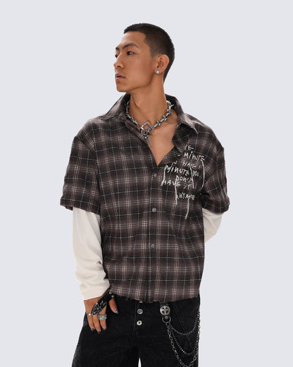 American Vintage Faux Two-Piece Shirt