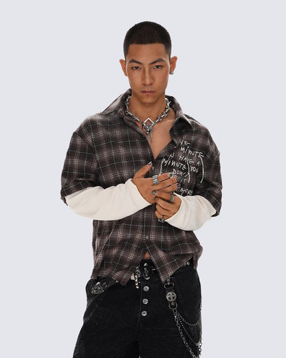 American Vintage Faux Two-Piece Shirt