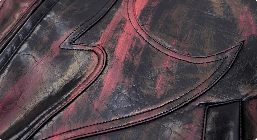 Studded Moto Leather Jacket