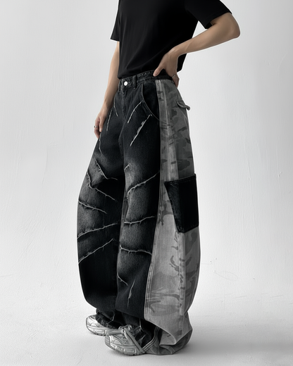 Lightning Camo Washed Blade Jeans