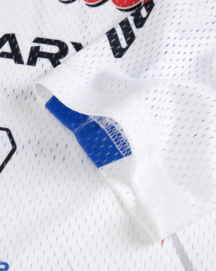 Racing Graphic Long Sleeve Mesh Jersey
