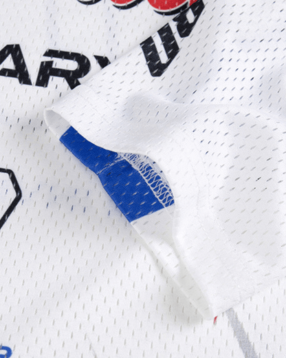 Racing Graphic Long Sleeve Mesh Jersey