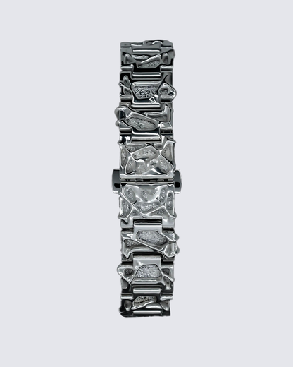 Y2K Abstract Metal Frame Watch