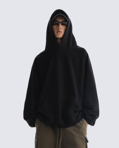 KIIKIO Raglan Sleeve Loose Hoodies