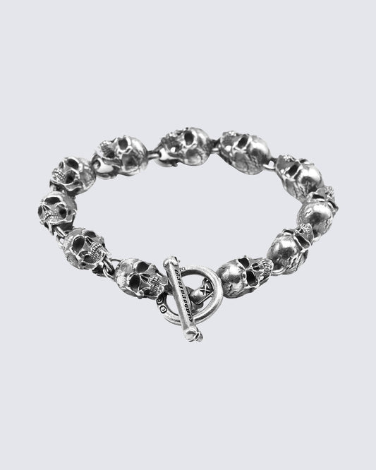 March 2024American Gothic Style Handcrafted Motorcycle Bracelet