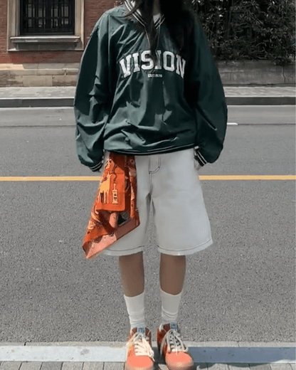 Multi-Color Paisley Bandana Layered Streetwear and Hip-Hop Design  Product Details (English):