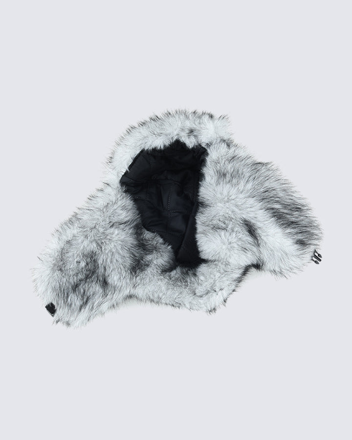 Faux Mink Long-Fur Trapper Hat