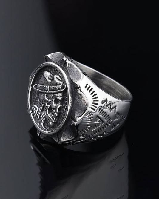 Skull Relief Vintage Ring