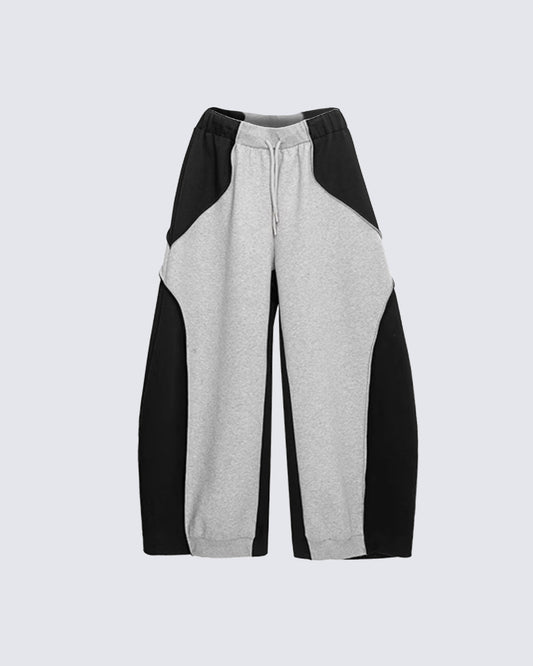 Colorblock Deconstructed Air Layer Sweatpants