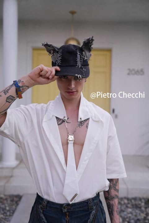 Cute Doberman Waste Land Duckbill Cap