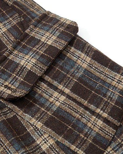 American Vintage Multi-Pocket Checkered Cargo Pants