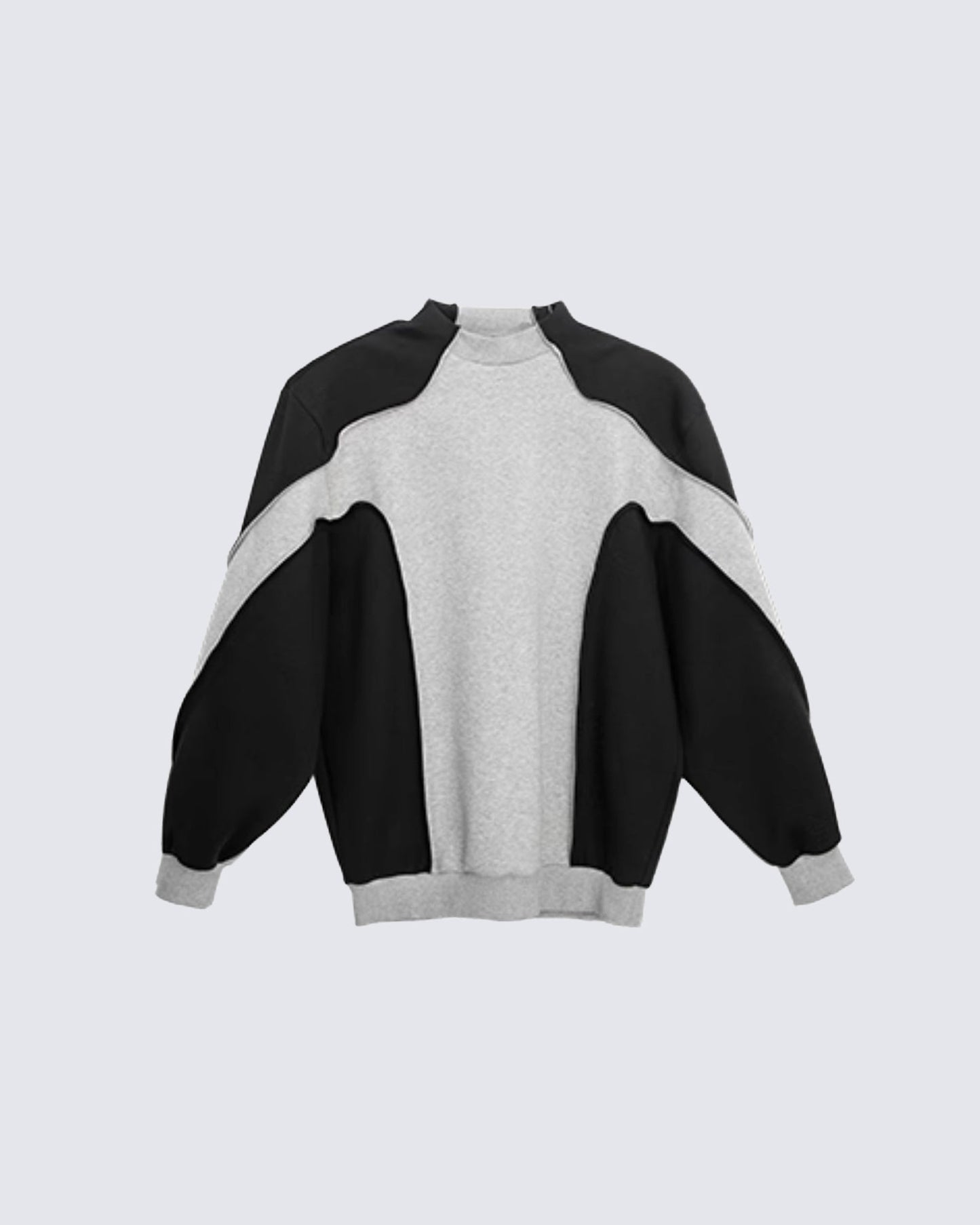Colorblock Deconstructed Sweatshirt